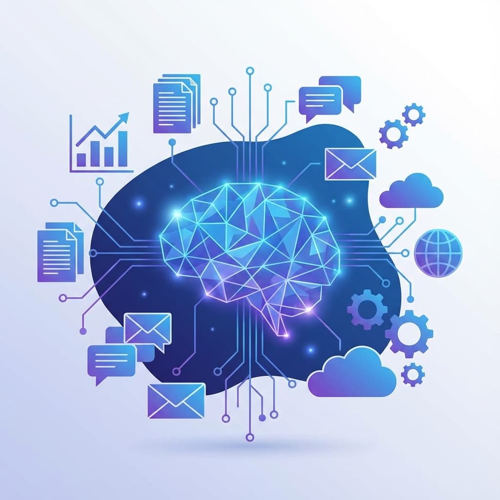 How GPT-4 is Transforming Small Business Operations - Professional illustration for Infinity Pro AI blog